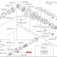 Genuine Nissan OEM Rear Diff Pinion Bearing For Nissan Skyline R32 GTS4 GTR RB26DETT 38120-10V00