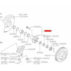 Genuine Nissan OEM Front Wheel Hub Bearing For Nissan Skyline R33 R34 GTR Stagea WC34 260RS M35 (4WD) 40202-24U00